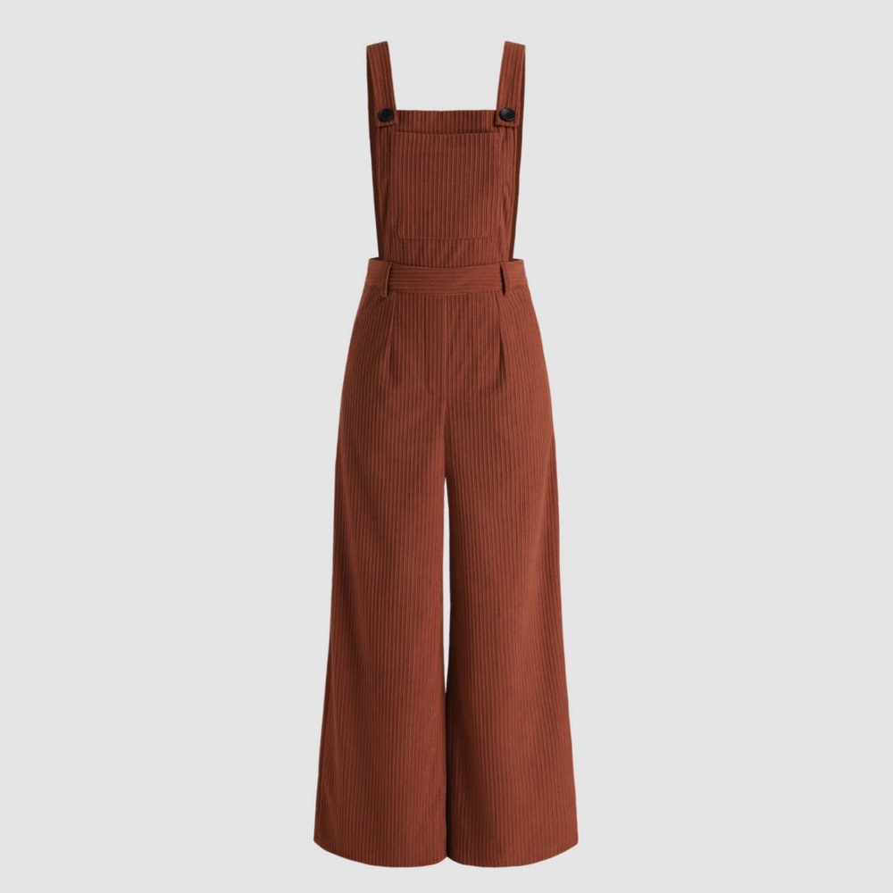 NWT Orange Cider Corduroy Jumpsuit